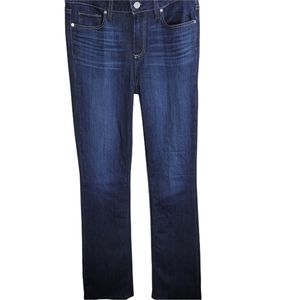 Paige Manhattan Bootcut Womens Jean  Blue Dark Wash Size 29